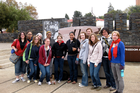 Group of AU students in Cape Town, South Africa